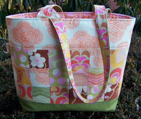 Pretty Patchwork Quilted Tote