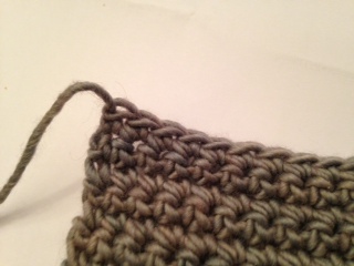 Fastening off in crochet