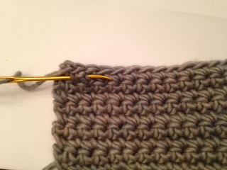 How to turn your work and fasten off in crochet