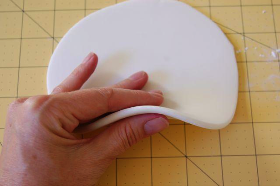 Step 8: Rolling White Fondant