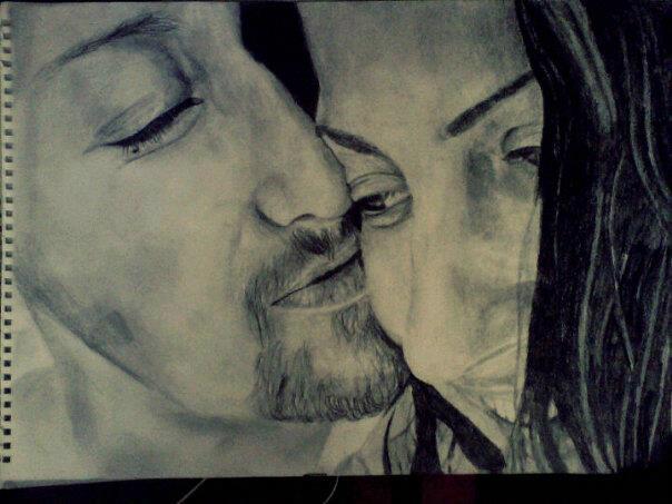 Drawing of Man and Woman