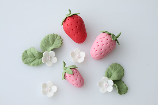 Fondant Strawberry Tutorial