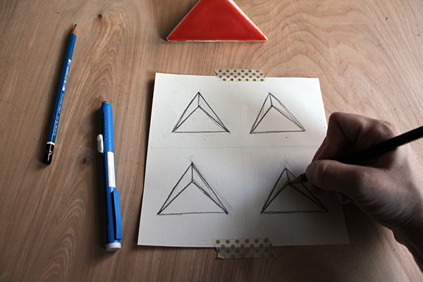 Drawing triangle shapes