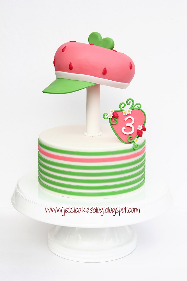 Modern Strawberry Shortcake Cake