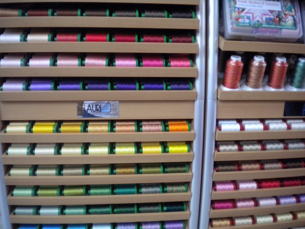 A rainbow of threads by Aurifil