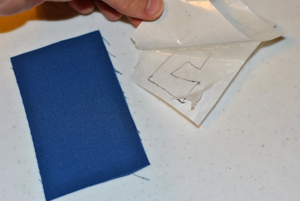 Removing your fusible backing