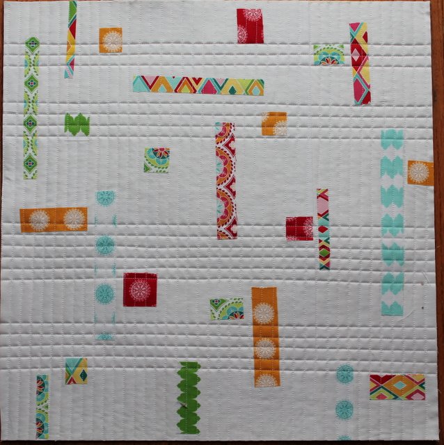 Linear free-motion quilting