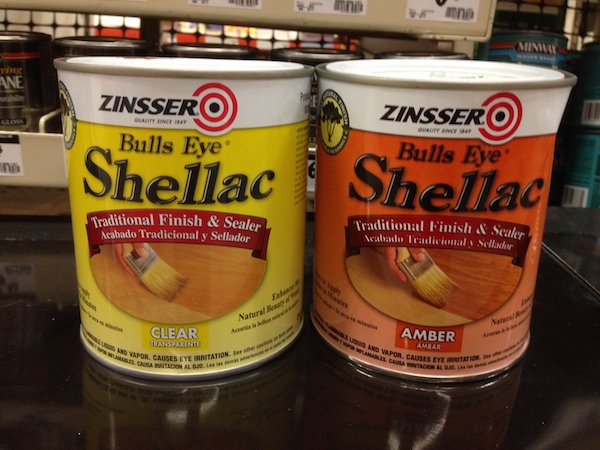 Premixed shellac can be found in different tints
