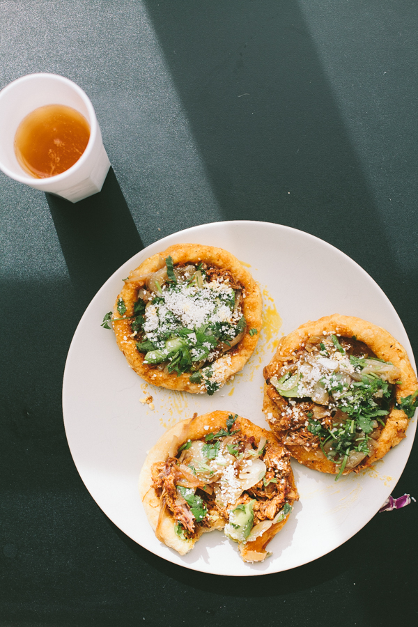 Plate of homemade gorditas!