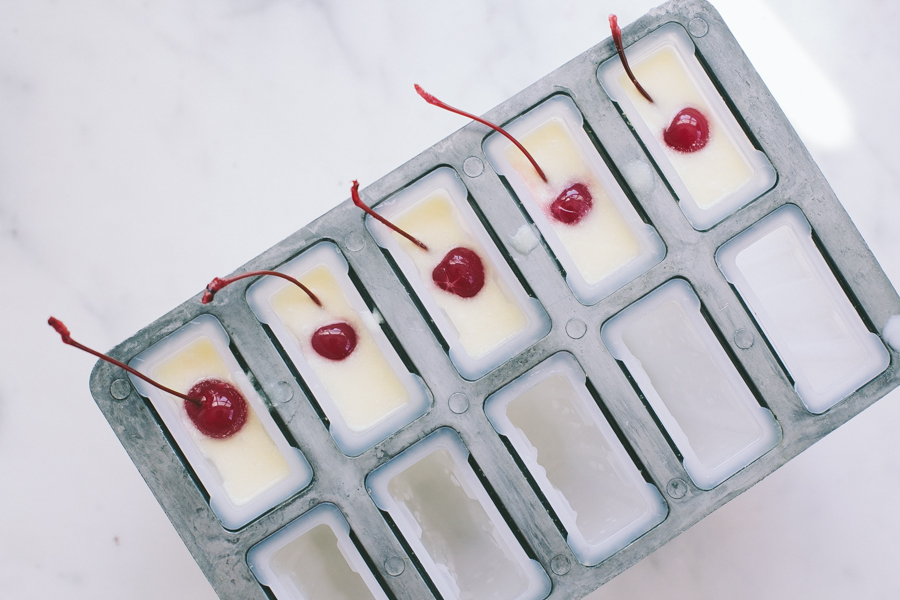 Coconut Pineapple Ice Pops