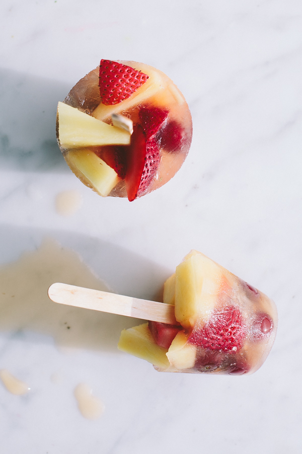 Fruit Salad Popsicles 