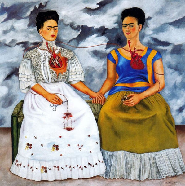 Las dos Fridas by Frida Khalo