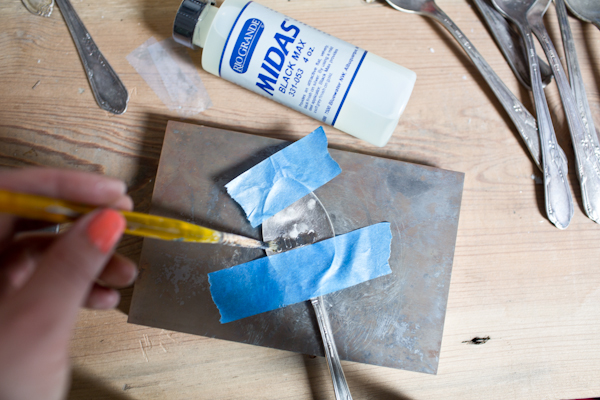 Making Silverware Garden Markers