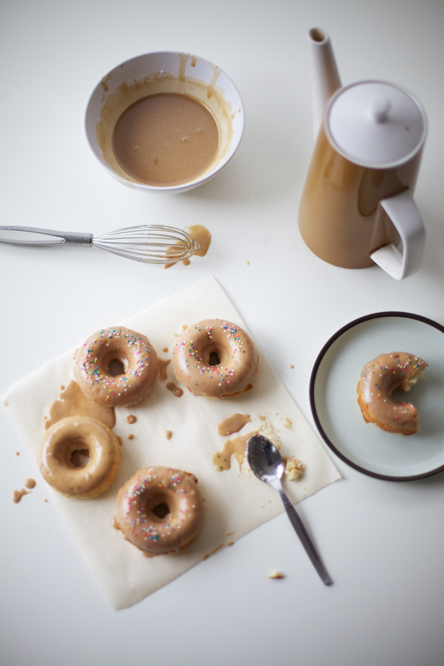 Coffee Glazed Doughnuts
