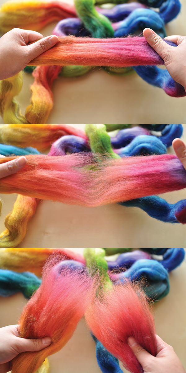 dividing roving widthwise