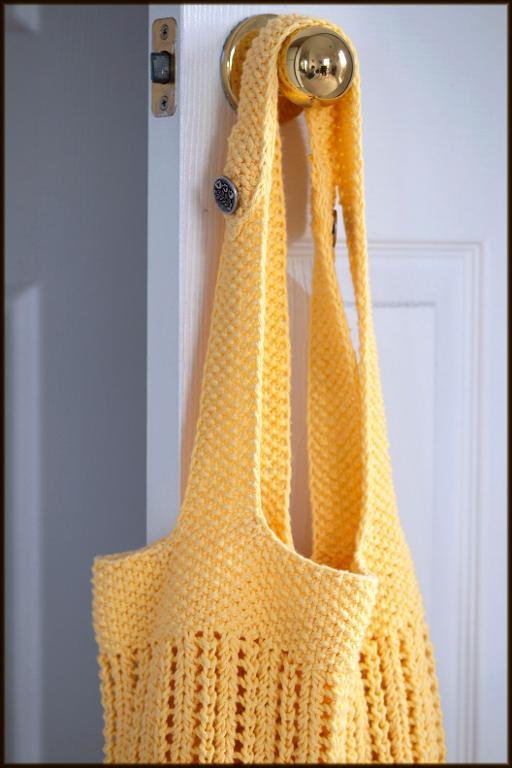 BYOB knitted market bag