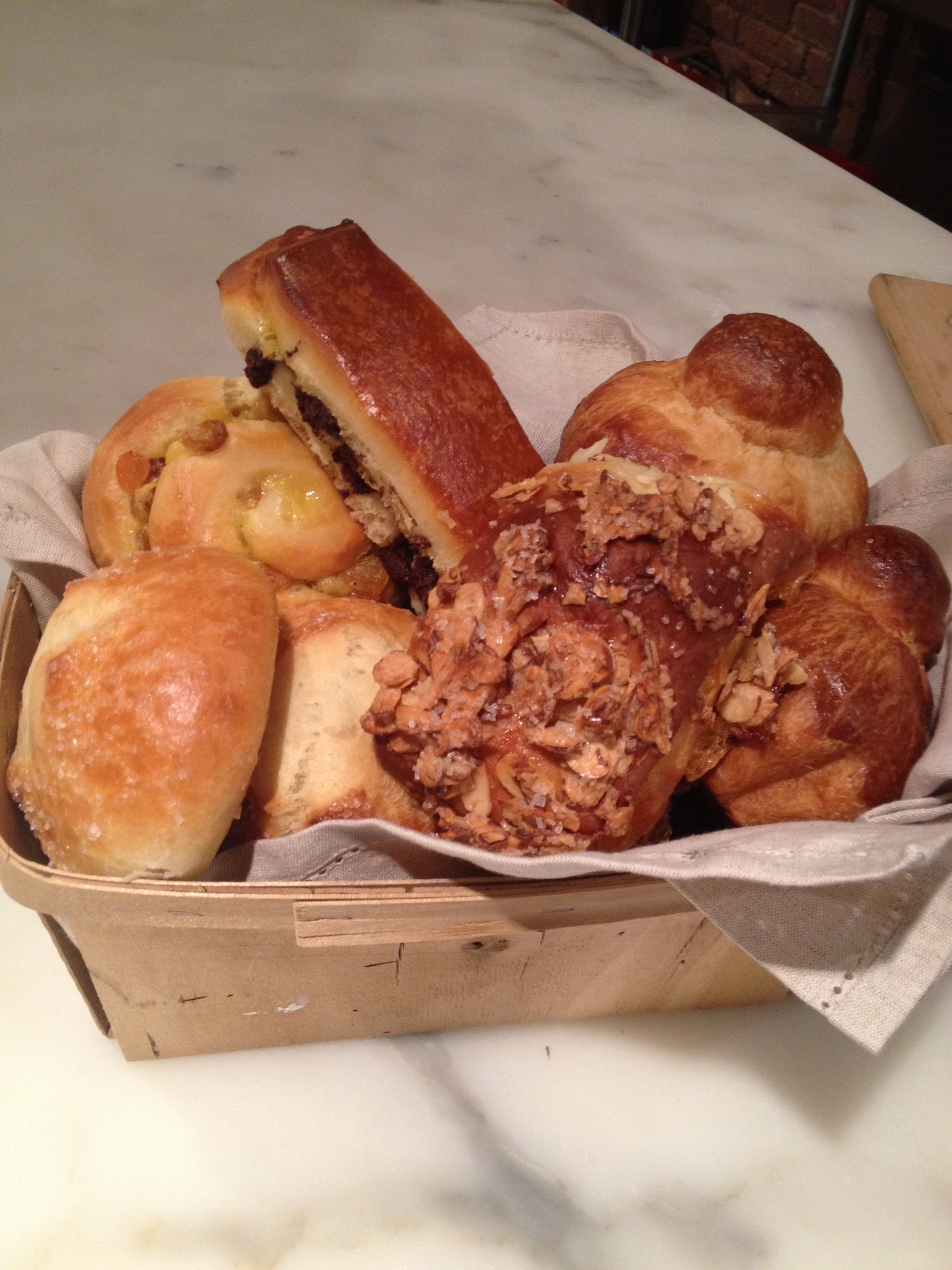 Basket of Brioche Buns