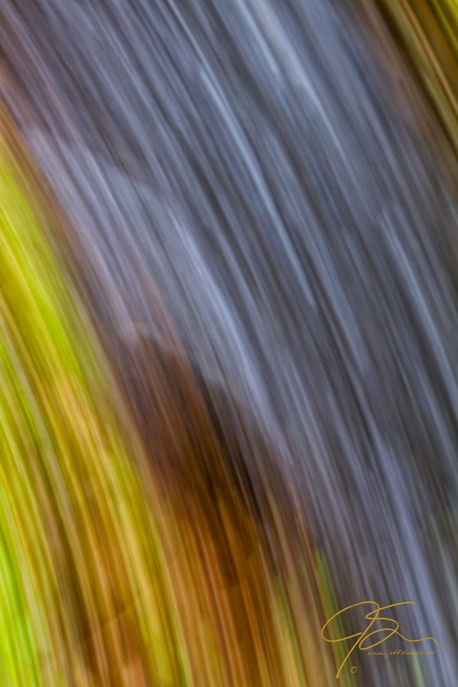 Abstract photo of a rushing stream