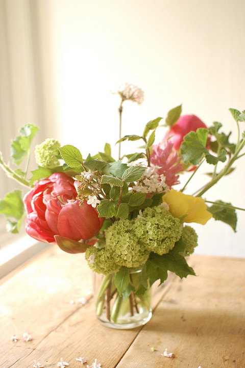 Make a Spring Flower Arrangement