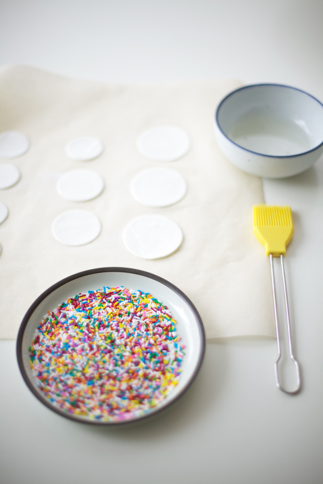 Decorating Gum Paste Circles