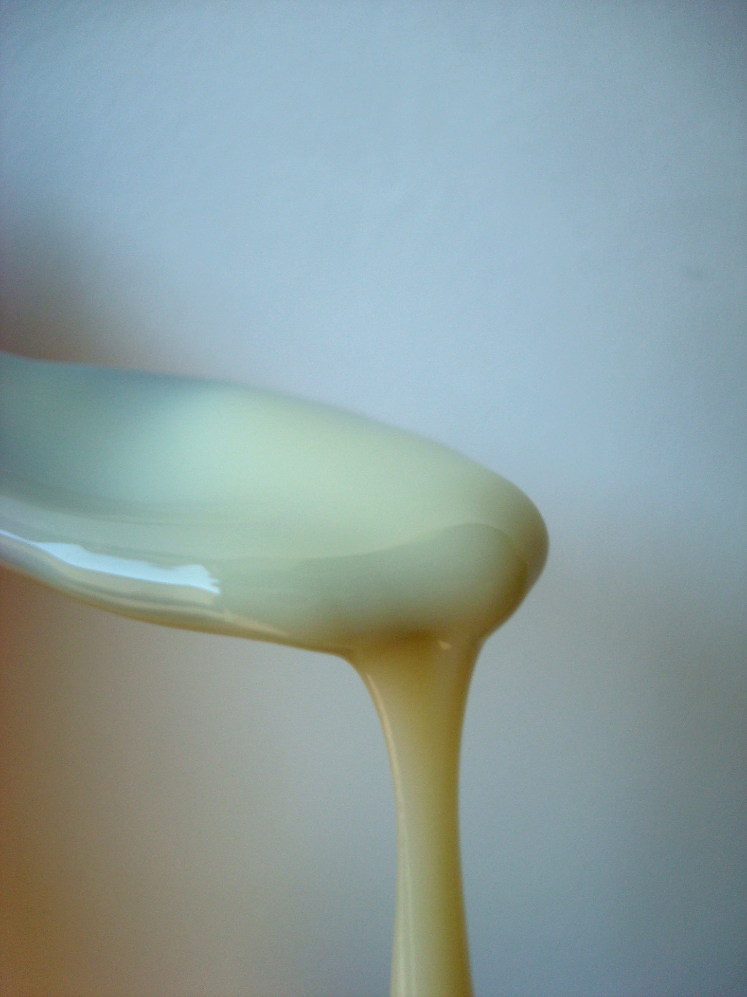 Spoonful of sweetened condensed milk