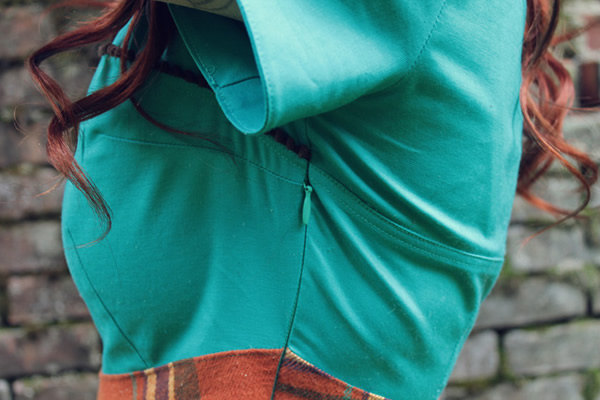 Invisible Zipper along the Side of a Dress