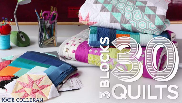 3 Blocks 30 Quilts Bluprint Class!