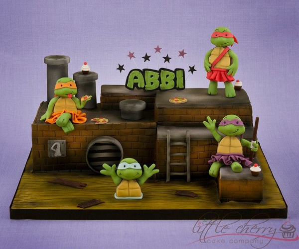 TMNT girls cake