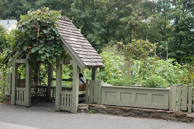 Planter Boxes at Brooklyn Botanic Garden