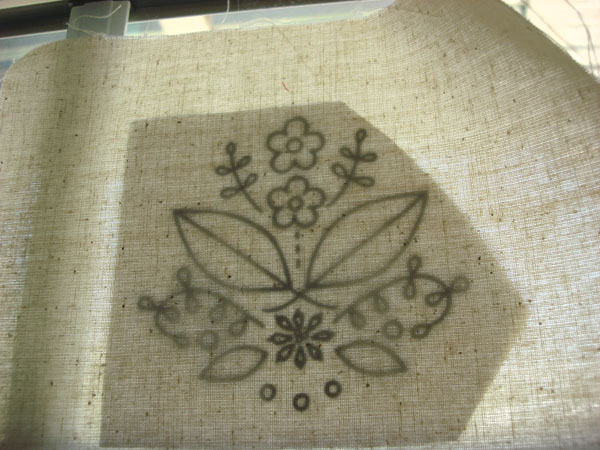 Using the Tracing Paper Embroidery Transfer Method