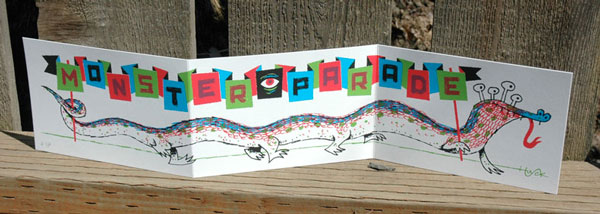 Monster Parade Dragon screen print