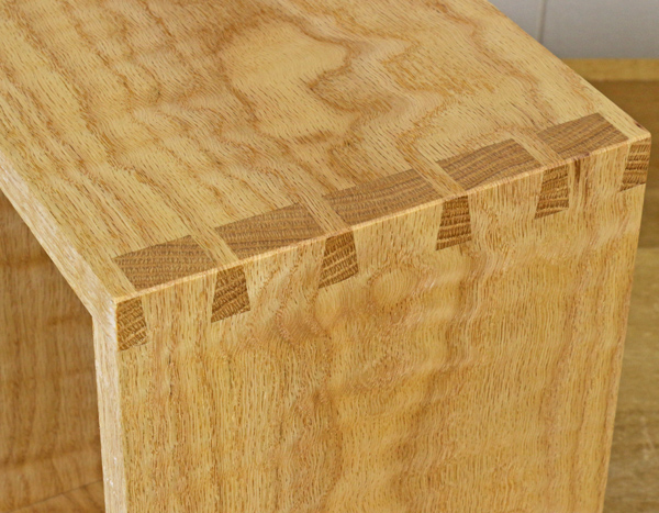 through dovetails