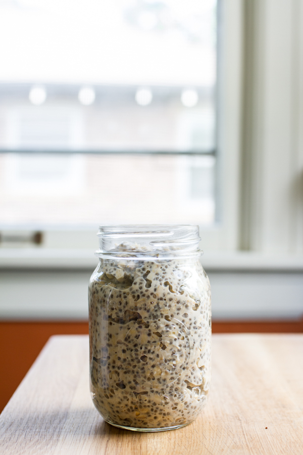 Vegan Overnight Oats With Chia Seeds