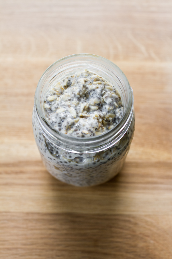 Vegan Overnight Oats With Chia Seeds