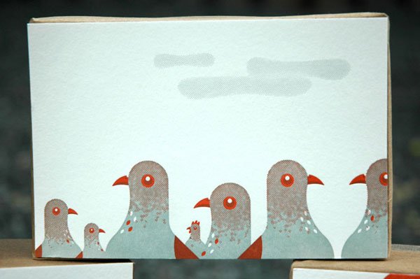 Interloper letterpress print