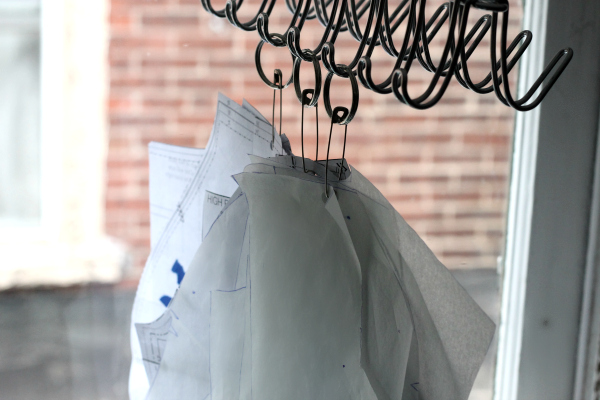 pdf sewing pattern storage hanging on hooks