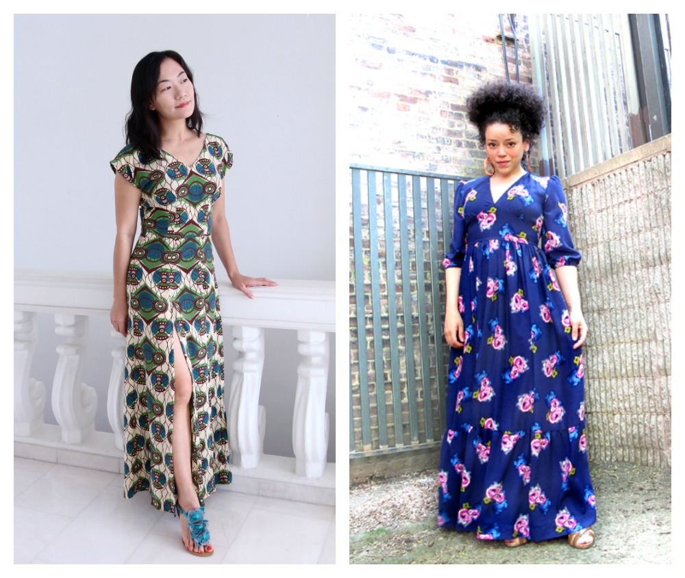 Elegant maxi dress patterns