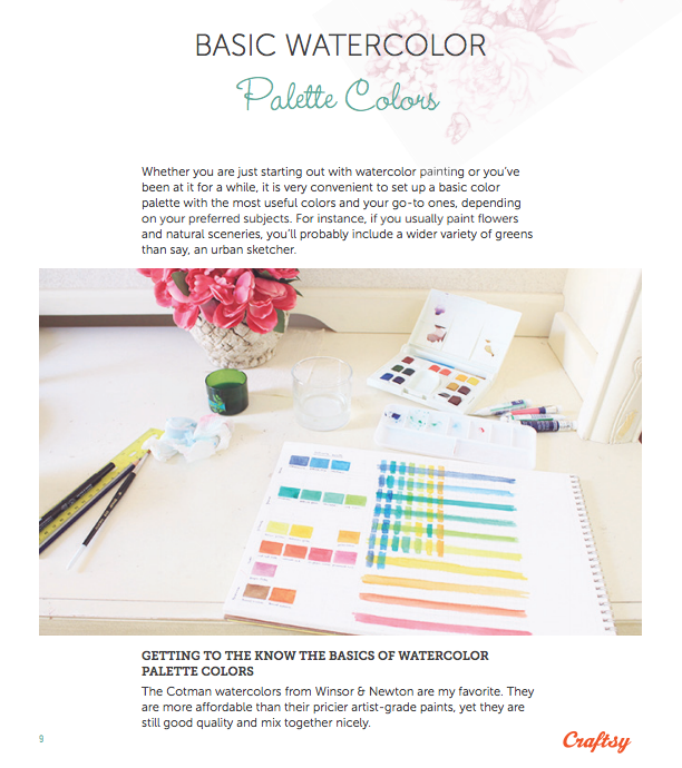 Basic Palette Colors - Free Beginner Watercolor Guide