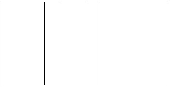 Outline of stripes in Fibonacci proportions