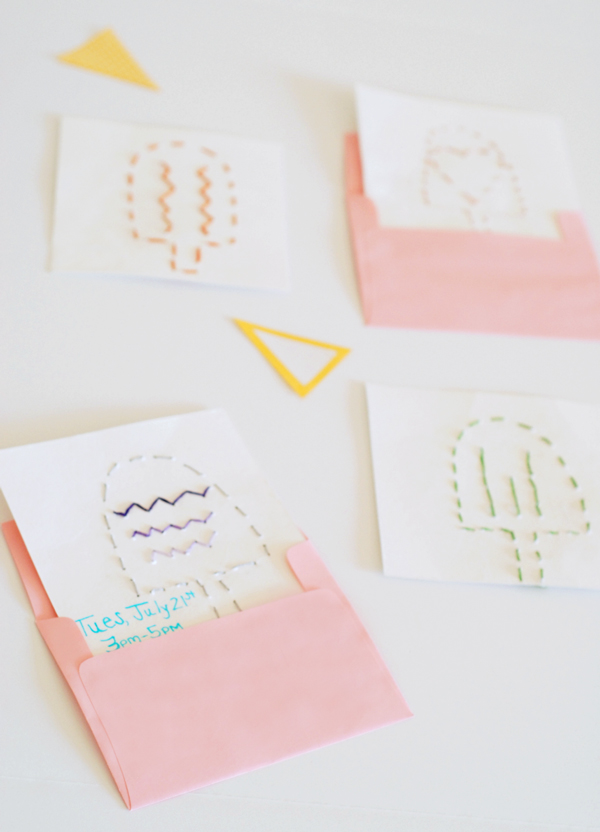 Embroidered Invitations