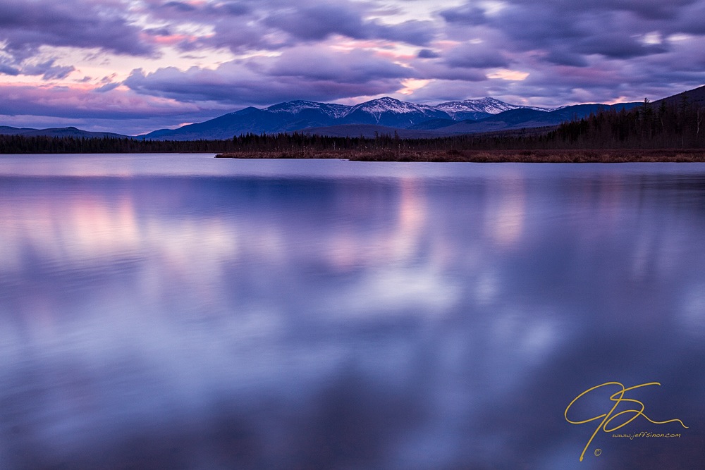 Long exposure over Cherry Pond