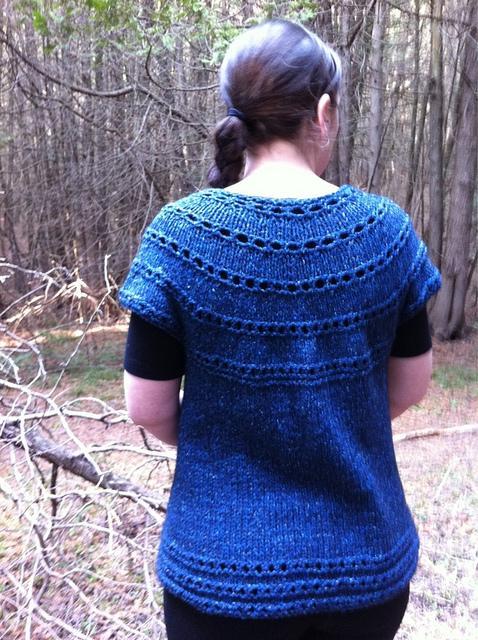 Grommet Eyelet Ridge knitted cardigan