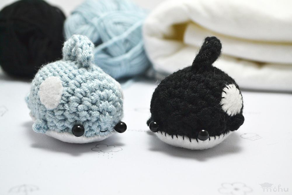 Crochet orca whale amigurumi