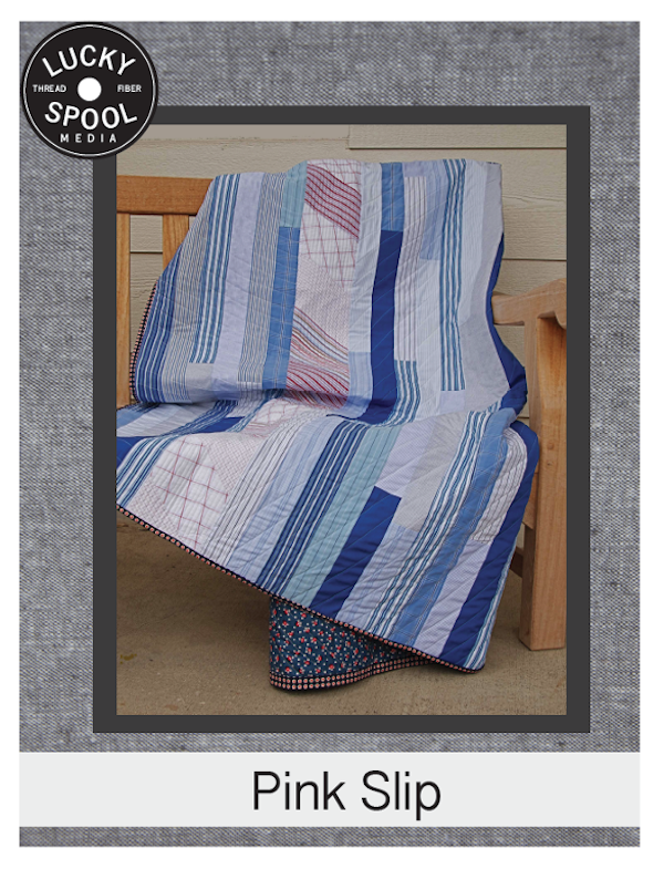 Simple masculine quilt pattern on Craftsy