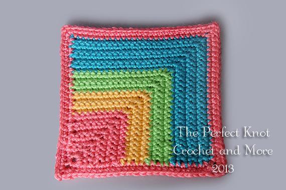 Melissa's mitered crochet square