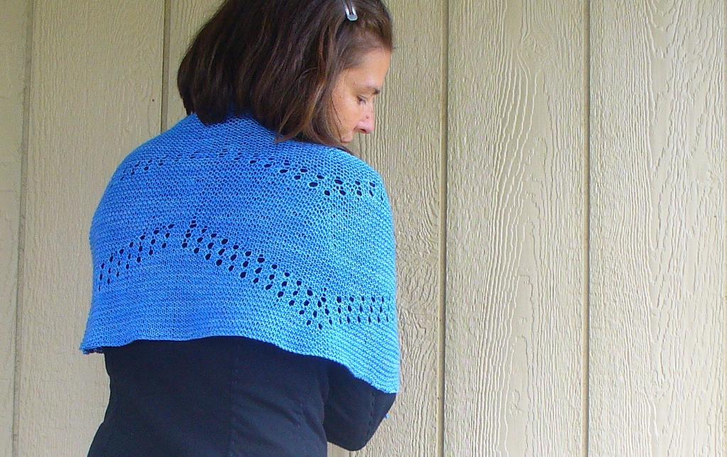 Knitted Cassandra shawl