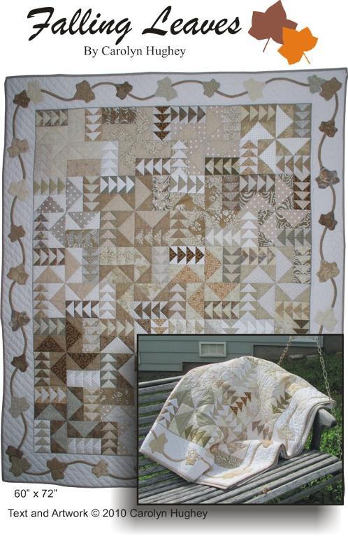 Neutral quilt with applique