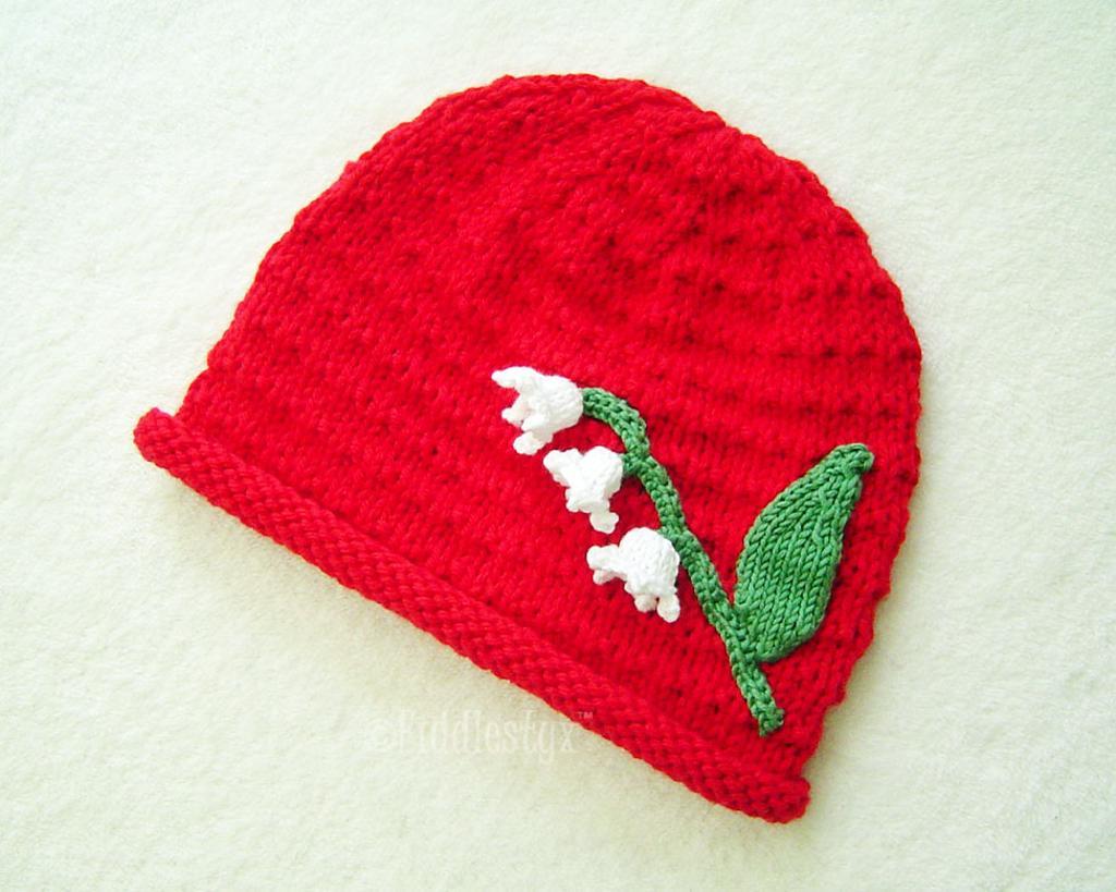 Joanie knitted lily hat