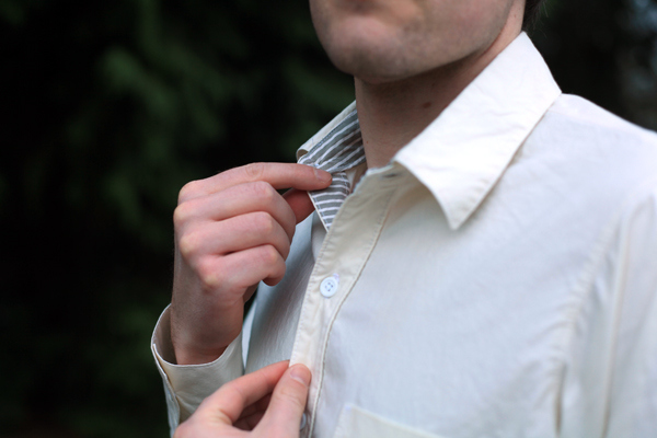 striped shirt placket