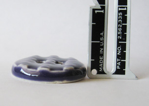 thick purple button